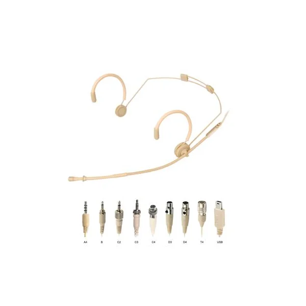 ScanMic headset mikrofon Omni til Sennheiser, Beige