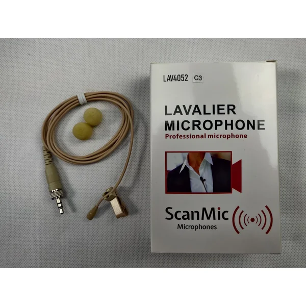 ScanMic lavalier mikrofon Omni til Sennheiser, Beige