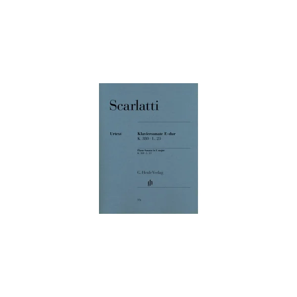 Scarlatti D. Sonate E Dur K. 380 L.23 Piano