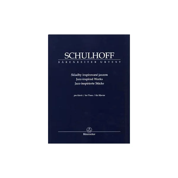 Schulhoff E. Jazz Inspired Works Piano