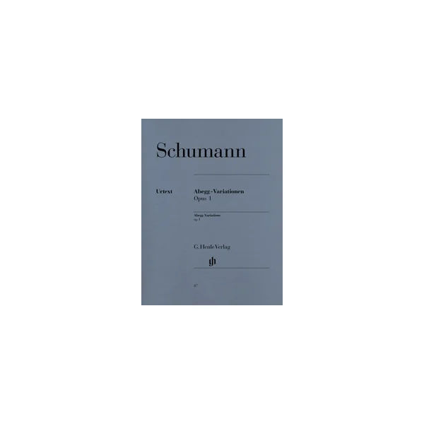 Schumann R. Abegg OP 1 Piano-1