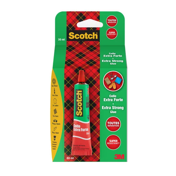 Scotch® Tube de colle extra-forte 3030C, 30 ml, 1 tube/paquet