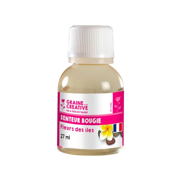 Senteur / fragrance pour bougie fleurs des îles - 27 ml