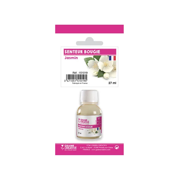Senteur / fragrance pour bougie jasmin - 27 ml