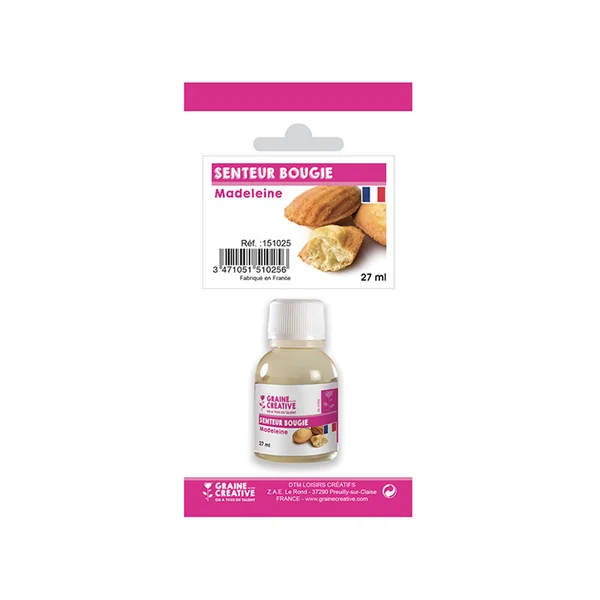 Senteur / fragrance pour bougie madeleine - 27 ml