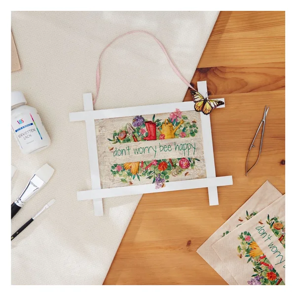 Serviette « Be Happy »