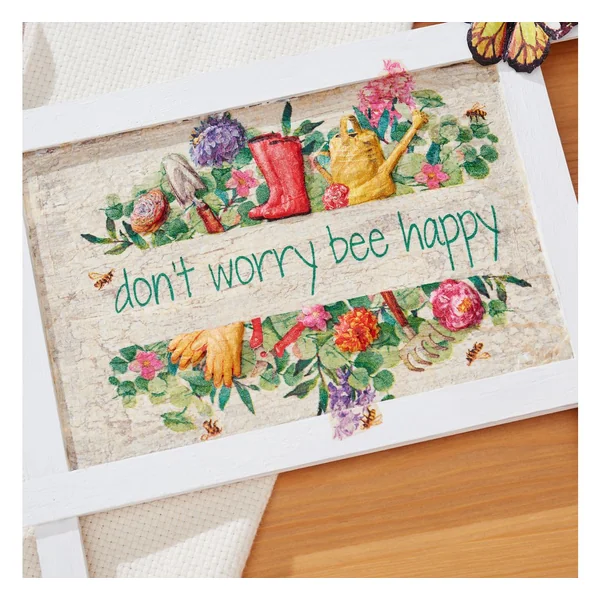 Serviette « Be Happy »