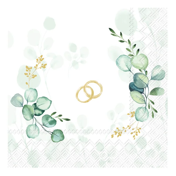 Serviette « Eucalyptus Wedding »