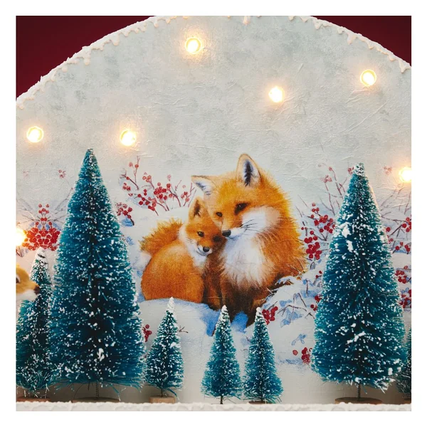 Serviette « Famille de renards »