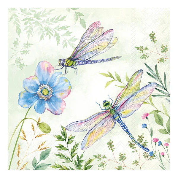 Serviette « Libellules »