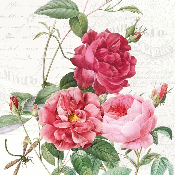 Serviette « Roseraie »
