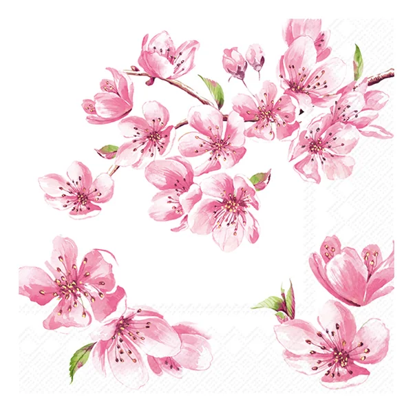Serviette « Sakura rose »