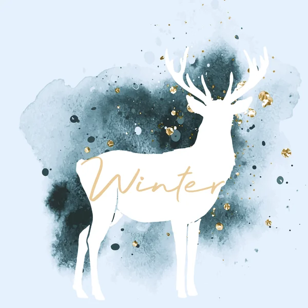 Serviette « Watercolor Winter »