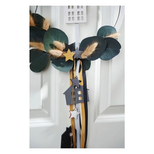 Set anneau en bois « Welcome Home »
