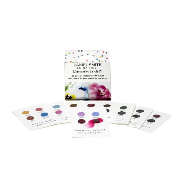 Set Aquarelle Extra-Fine Dot Card 36 couleurs thème "Confetti"- Daniel Smith