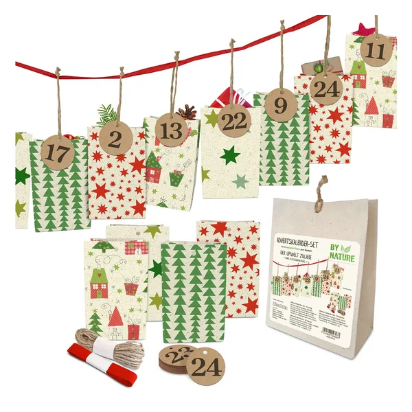 Set calendrier de l'Avent « By Nature »