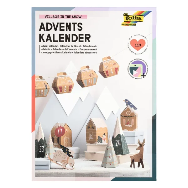 Set calendrier de l'Avent « Snow Village »
