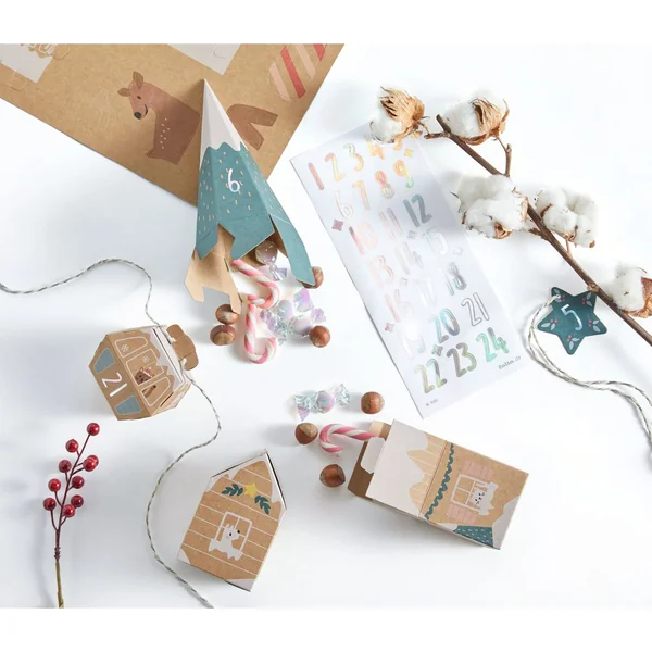 Set calendrier de l'Avent « Snow Village »
