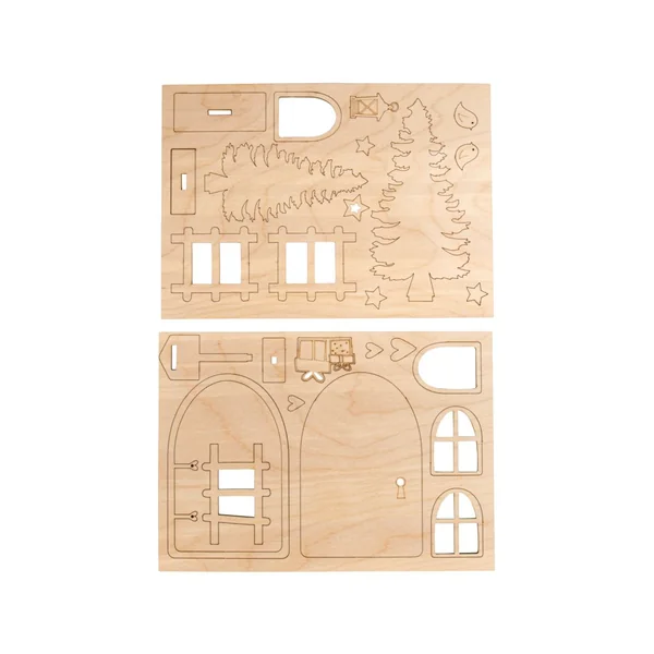 Set créatif en bois « Porte de lutin Nisse »