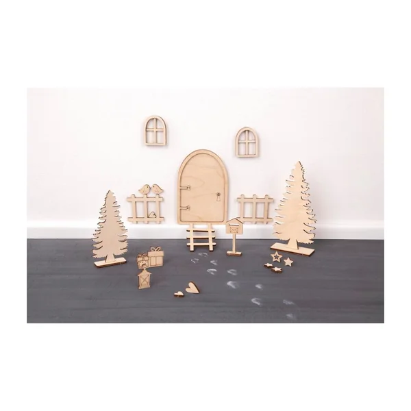 Set créatif en bois « Porte de lutin Nisse »