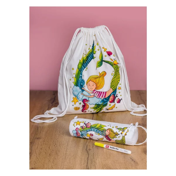 Set créatif sac à dos et trousse « Mermaid »