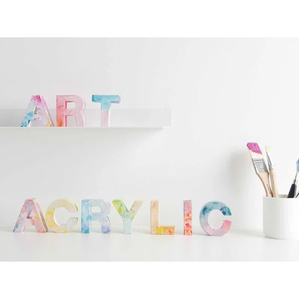 Set de 12 tubes de peinture acrylique - Fashion