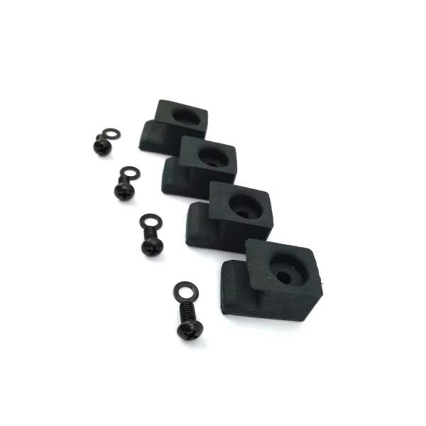 Set de 4 cahoutchouc pour fixation lest sur embase Gravity WB 123