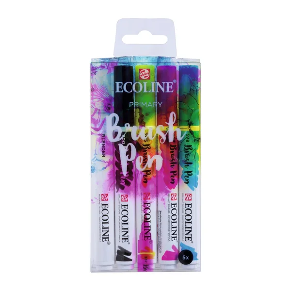 Set de Brush Pen Talens Ecoline, 5 couleurs