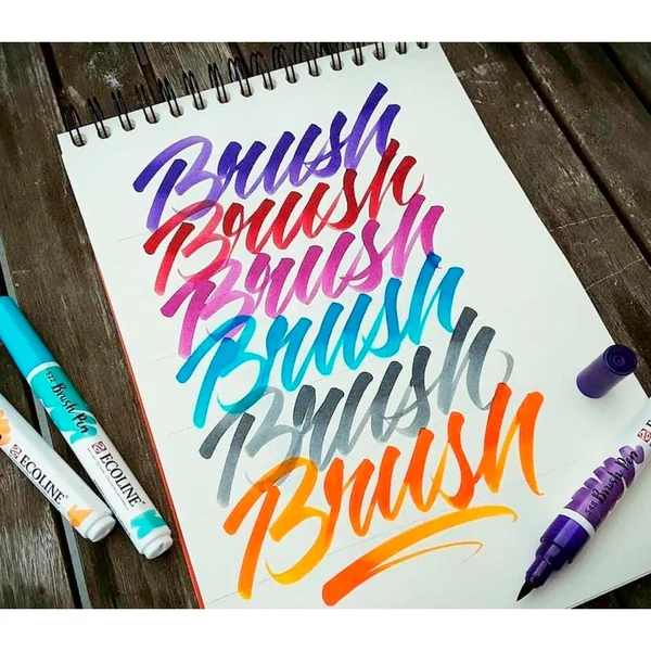 Set de Brush Pen Talens Ecoline, 5 couleurs