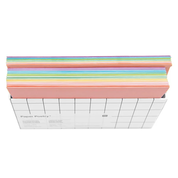 Set de cartes et enveloppes B6 - Rainbow pastel