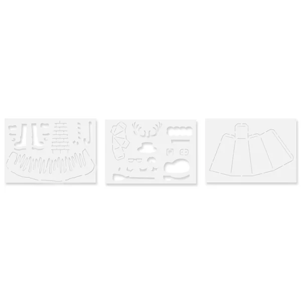 Set de gabarits VBS « Boîtes de Noël »