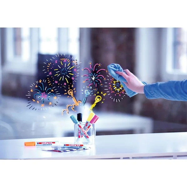 Set de marqueurs pour verre edding 95