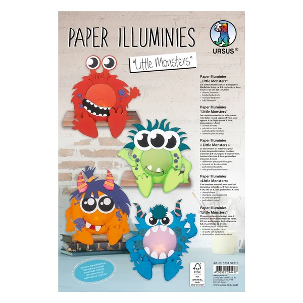 Set de mini-lumières « Monstre »