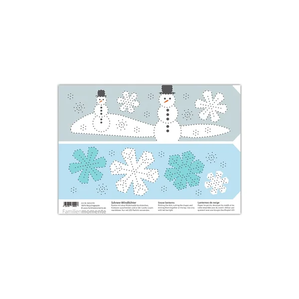 Set de modèles de pricking « Jolie saison hivernale »