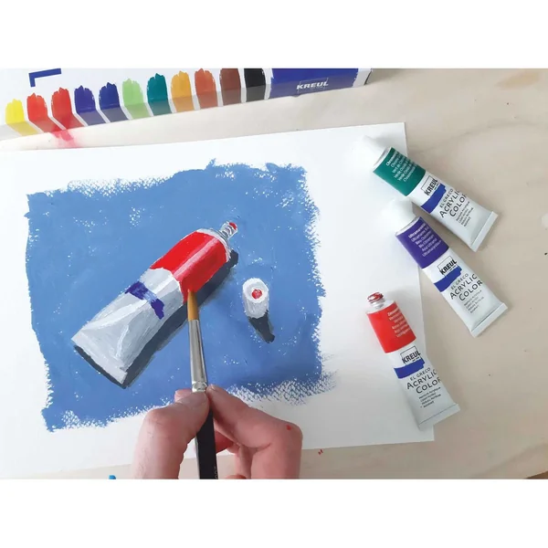 Set de peintures acryliques el Greco KREUL, 12 x 12 ml