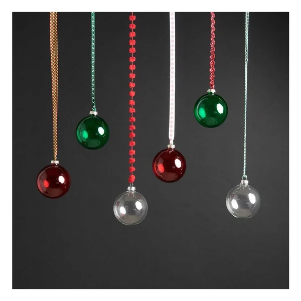 Set de rubans Rico Design « Lucky dip », Rouge-Vert