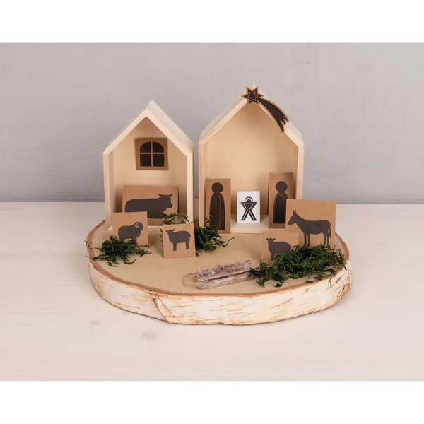Set de tampons Clear Stamps « Crèche »