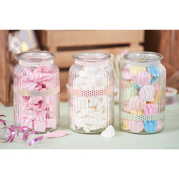 Set de washi tapes « Mint/Gold foil »