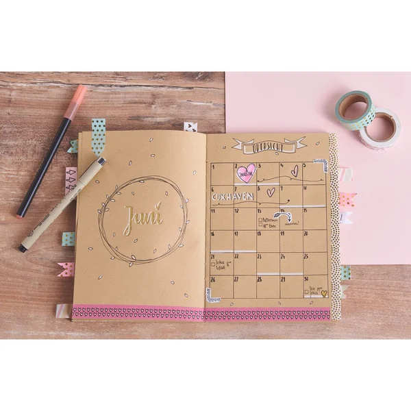 Set de washi tapes « Rose/Gold »