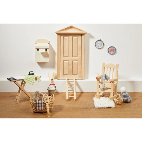Set lutin « Panier à linge & battoir à tapis »