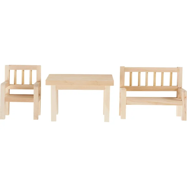 Set lutin « Table, banc & chaise »