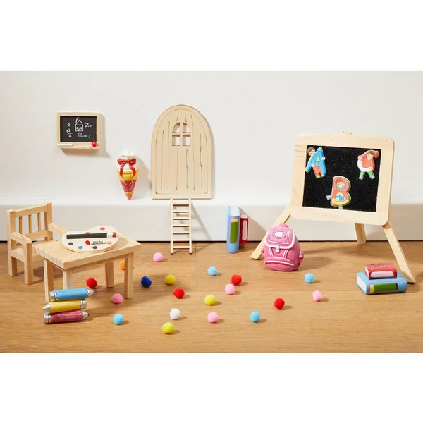 Set lutin « Table, banc & chaise »