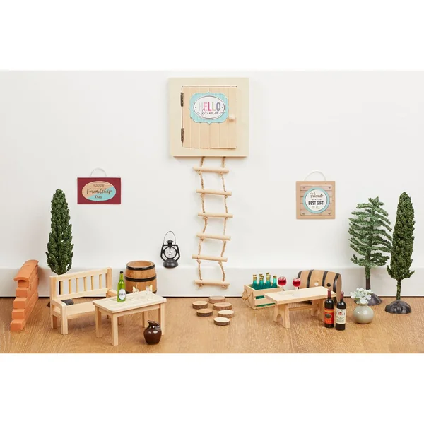 Set lutin « Table, banc & chaise »