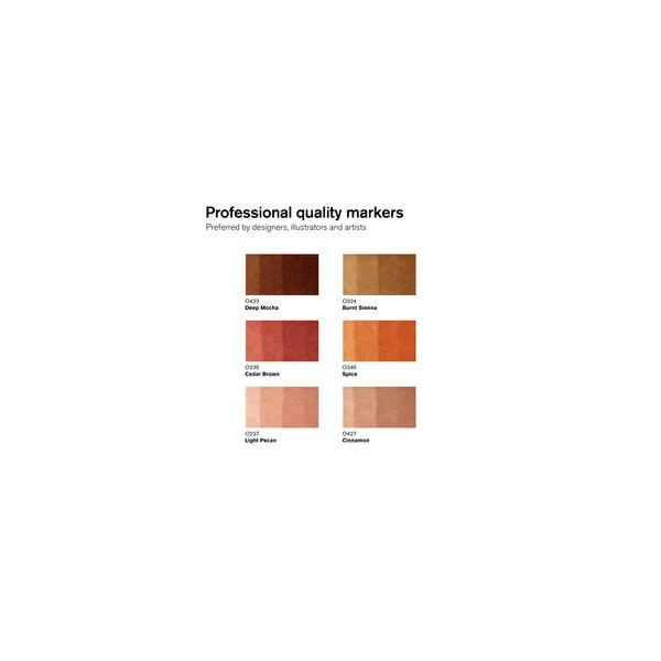 Set Marqueur Promarker assortiment 6 tons chair Set 2