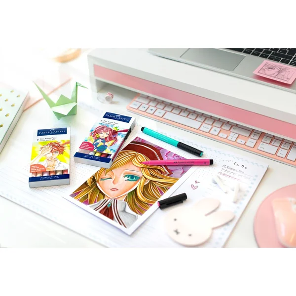 Set Pitt Artist Pen Manga Kaoiro Faber-Castell