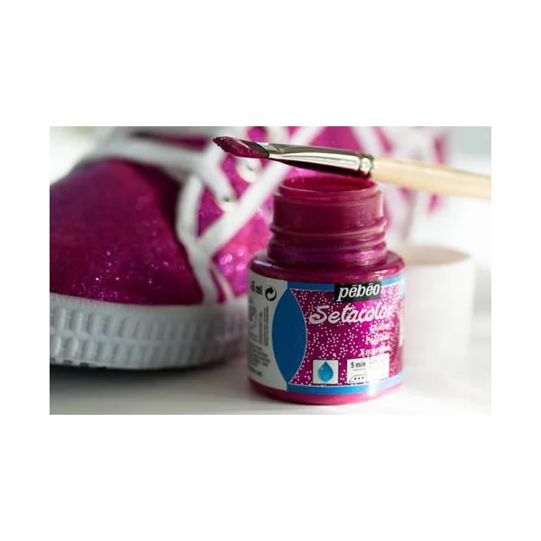Setacolor Tissus Clairs Pailletés 45ml