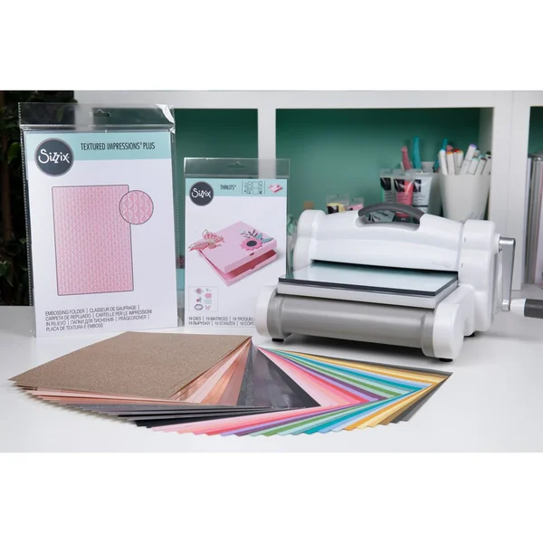 Sizzix Big Shot Plus White & Gray « Starter Kit »
