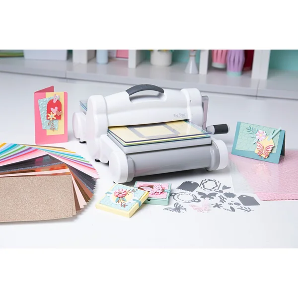 Sizzix Big Shot Plus White & Gray « Starter Kit »