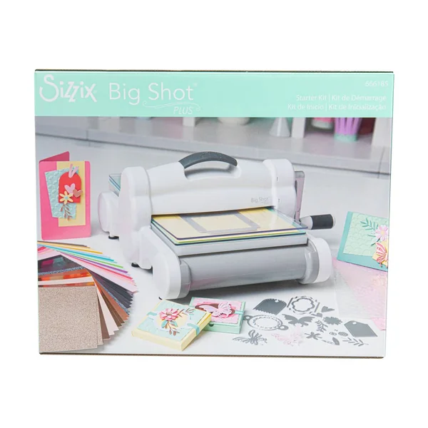 Sizzix Big Shot Plus White & Gray « Starter Kit »