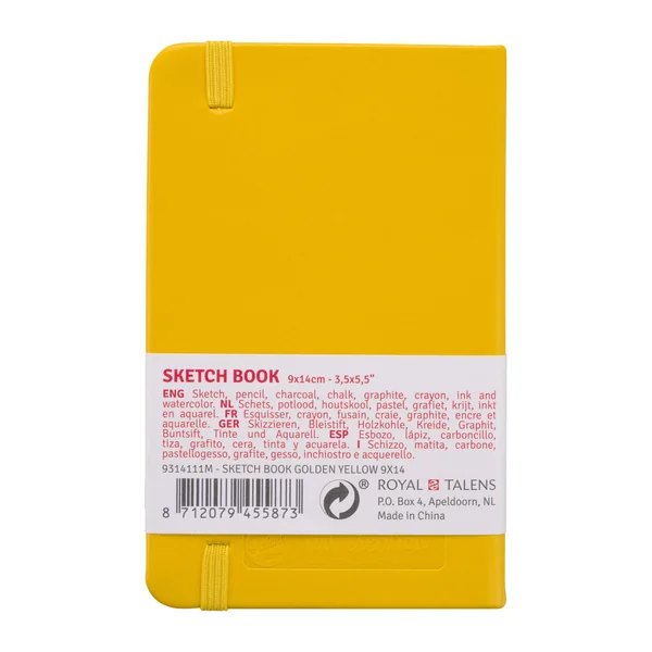 Sketchbook Art Création 80 feuilles 140g/m² Jaune - 5 formats